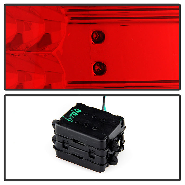 SPYDER Xtune Dodge Ram 1500 09-14 LED Tail Lights Incandescent Model Only Red Clear ALT-JH-DR09-LED-RC 9032820