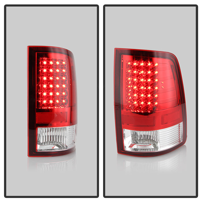 SPYDER Xtune Dodge Ram 1500 09-14 LED Tail Lights Incandescent Model Only Red Clear ALT-JH-DR09-LED-RC 9032820
