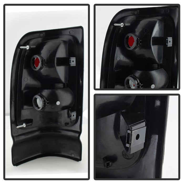 SPYDER Xtune Dodge Ram 1500 94-01 (Not Sport Package) Tail Lights Red Smoked ALT-JH-DR94-OE-RSM 9029813