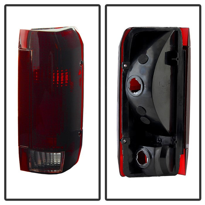 SPYDER Xtune Ford Bronco F150 F250 F350 F450 92-96 OE Style Tail Lights Red Smoked ALT-JH-FB92-OE-RSM 9030567