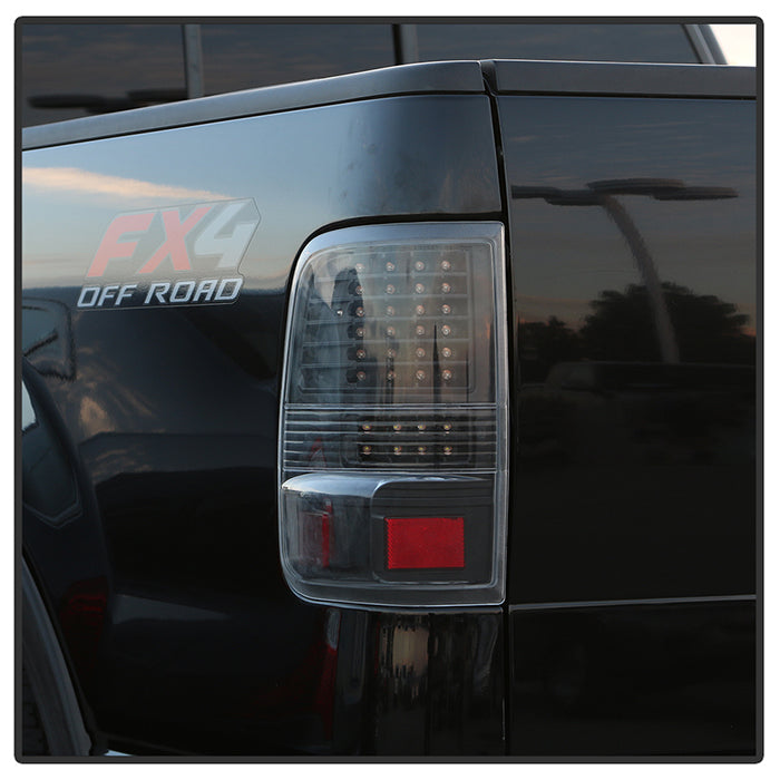 SPYDER Xtune Ford F150 Styleside 04-08 LED Tail Lights Black ALT-JH-FF15004-LED-G2-BK 9034879