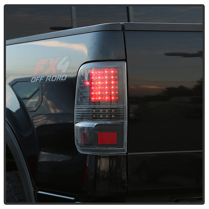 SPYDER Xtune Ford F150 Styleside 04-08 LED Tail Lights Black ALT-JH-FF15004-LED-G2-BK 9034879