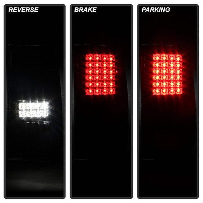 SPYDER Xtune Ford F150 Styleside 04-08 LED Tail Lights Black ALT-JH-FF15004-LED-G2-BK 9034879
