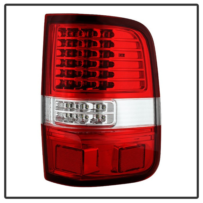 SPYDER Xtune Ford F150 Styleside 04-08 LED Tail Lights Red Clear ALT-JH-FF15004-LED-G2-RC 9034909
