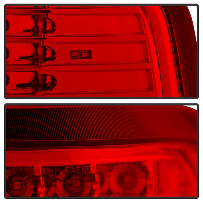 SPYDER Xtune Ford F150 Styleside 04-08 LED Tail Lights Red Clear ALT-JH-FF15004-LED-G2-RC 9034909