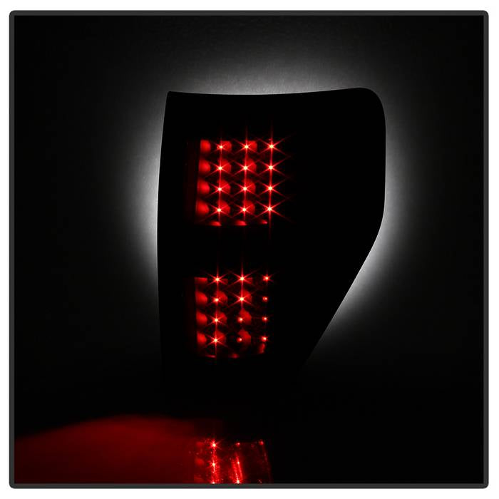 SPYDER Xtune Ford F150 09-14 LED Tail Lights Black Smoke ALT-JH-FF15009-LED-BSM 9025655