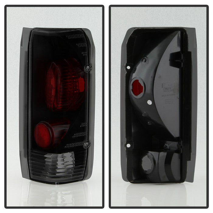 SPYDER Xtune Ford F-150/F-250/F-350 87-96 Euro Style Tail Lights - Black Smoked ALT-JH-FF15089-BSM 9036989