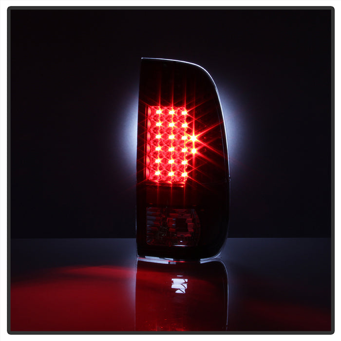 SPYDER Xtune Ford F150 Styleside 97-03 / F250/350/450/550 99-07 LED Tail Lights Black ALT-JH-FF15097-LED-BK 9027635