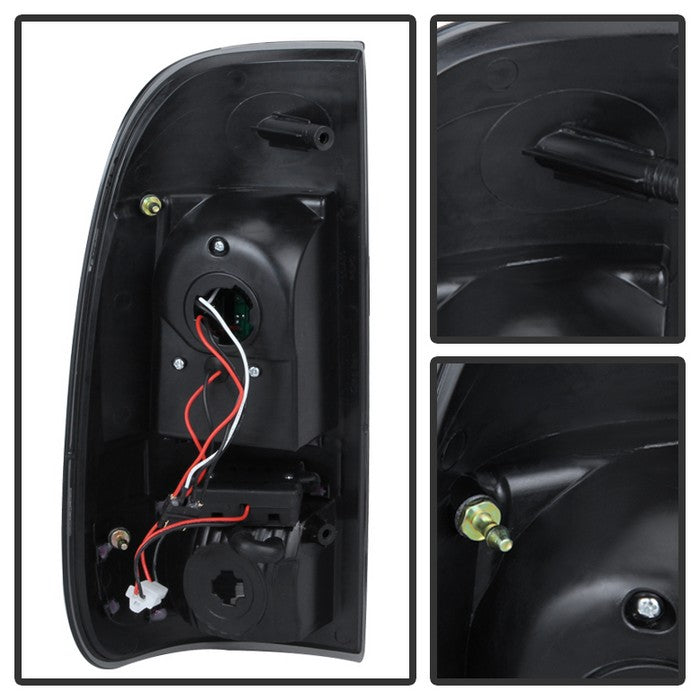 SPYDER Xtune Ford Super Duty 08-15 LED Tail Lights Black Smoke ALT-JH-FS08-LED-BKSM 9027697