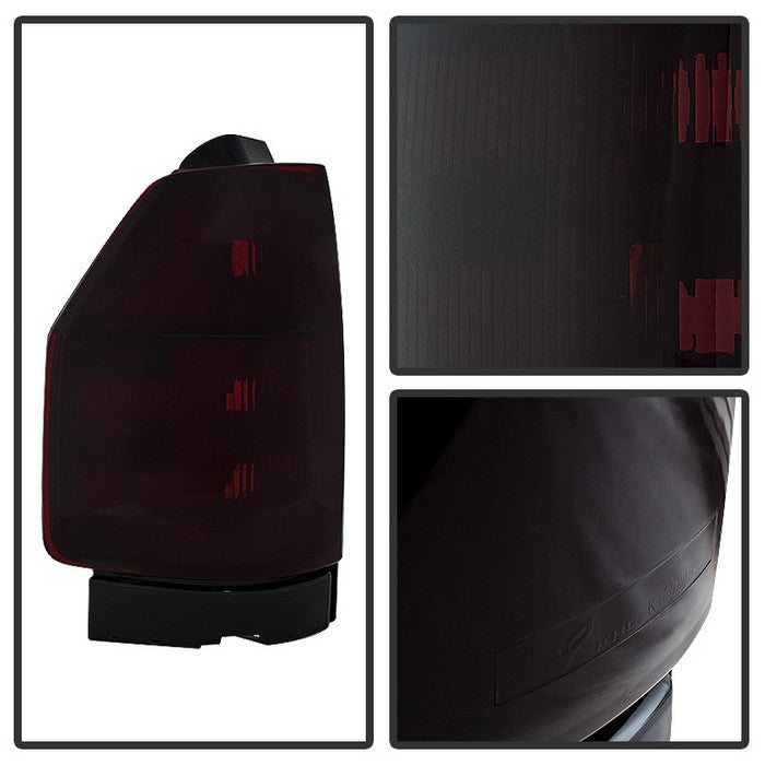 SPYDER Xtune GMC Envoy 02-09 OEM Style Tail Lights -Red Smoked ALT-JH-GEN02-OE-RSM 9029844