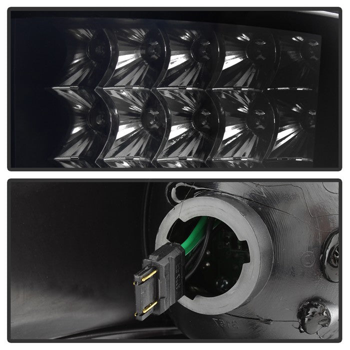 SPYDER Xtune GMC Sierra 07-13 LED Tail Lights Black Smoked ALT-JH-GS07-LED-BSM 9034077
