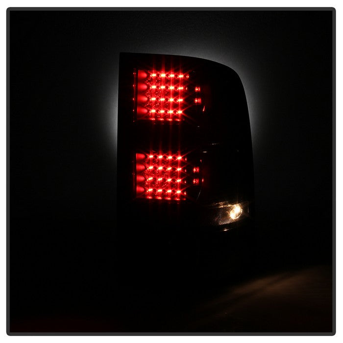 SPYDER Xtune GMC Sierra 07-13 LED Tail Lights Black Smoked ALT-JH-GS07-LED-BSM 9034077