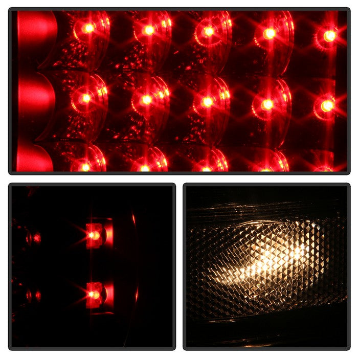 SPYDER Xtune GMC Sierra 07-13 LED Tail Lights Black Smoked ALT-JH-GS07-LED-BSM 9034077