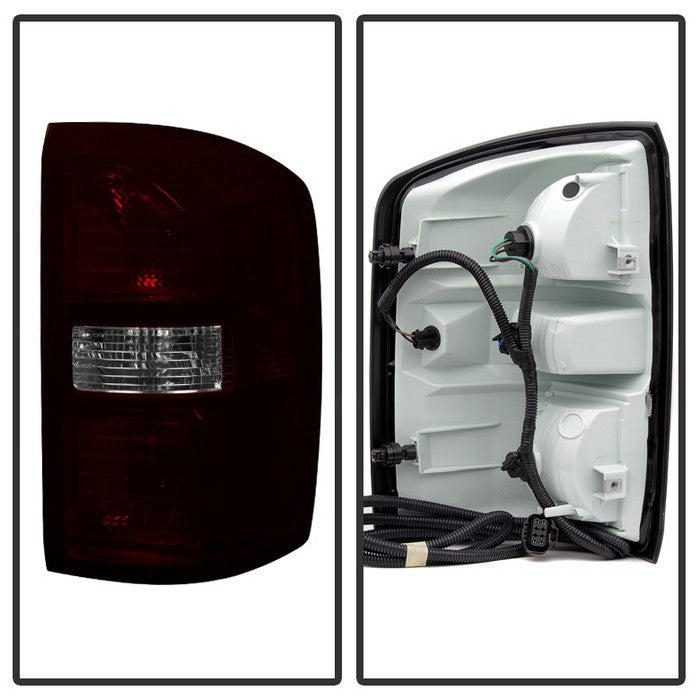 SPYDER Xtune GMC Sierra 1500 14-15 OEM Style Tail Light Red Smoked ALT-JH-GS14-OE-RSM 9034060