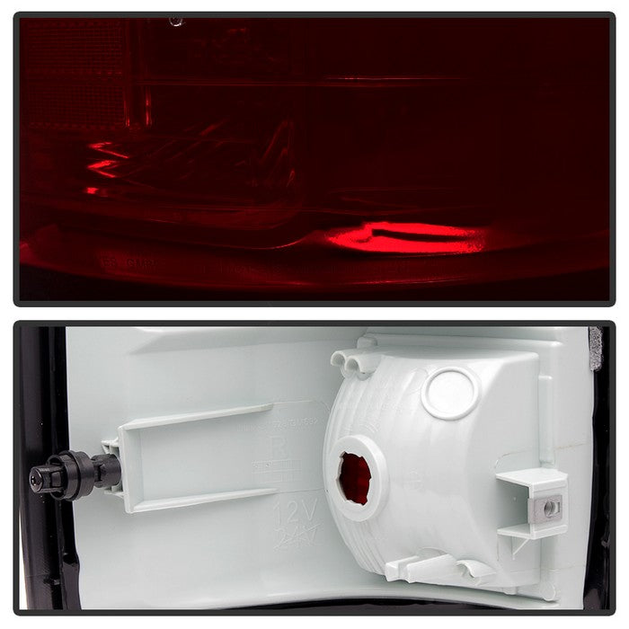 SPYDER Xtune GMC Sierra 1500 14-15 OEM Style Tail Light Red Smoked ALT-JH-GS14-OE-RSM 9034060
