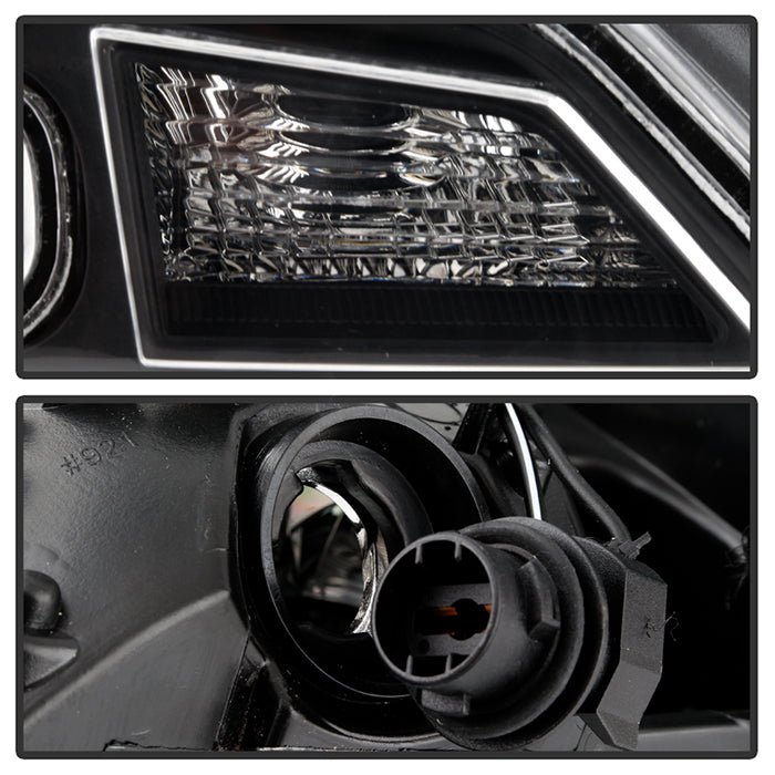 SPYDER xTune 08-13 Infiniti G37 Coupe LED Tube Style Tail Lights - Black (ALT-JH-IG37-2D-LBLED-BK) 9048562