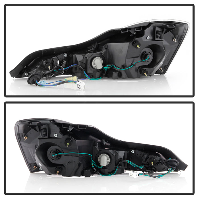 SPYDER xTune 08-13 Infiniti G37 Coupe LED Tube Style Tail Lights - Black Smoked (ALT-JH-IG37-2D-LBLED-BSM) 9048579