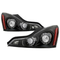 SPYDER 08-13 Infiniti G35 G37 Coupe Only / Q60 14-15 OEM Style Tail Lights - Black 9047534