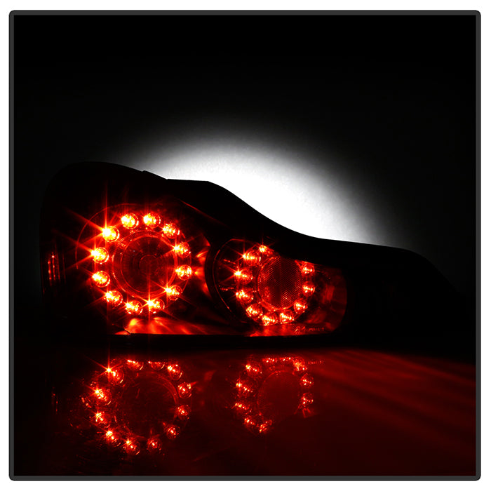 SPYDER 08-13 Infiniti G35 G37 Coupe Only / Q60 14-15 OEM Style Tail Lights - Black 9047534