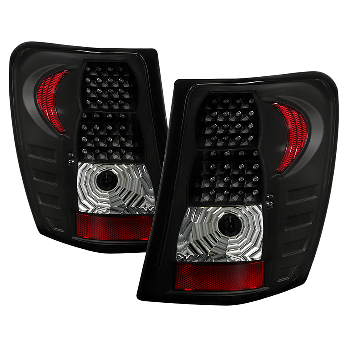 SPYDER Xtune Jeep Grand Cherokee 99-04 LED Tail Lights Black ALT-JH-JGC99-LED-BK 5073433