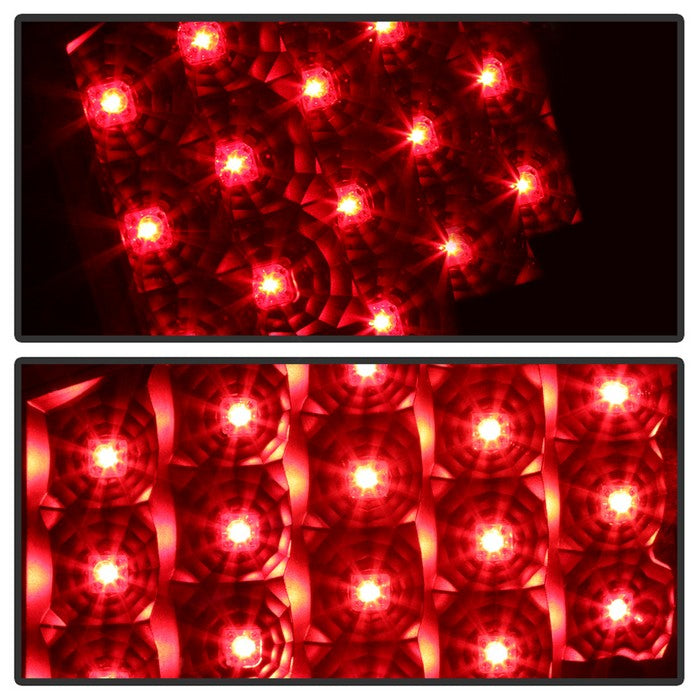 SPYDER xTune Nissan Altima 07-12 Sedan LED Tail Lights - Black ALT-JH-NA07-4D-LED-BK 9039492