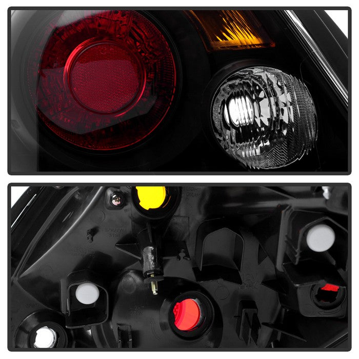 SPYDER Xtune Nissan Altima Sedan & Hybrid 2007-2012 OEM Style Tail Lights -Black ALT-JH-NA07-4D-OE-BK 9032042