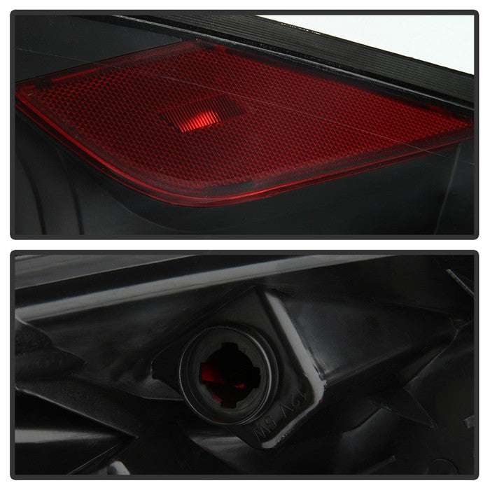 SPYDER xTune Nissan Altima 07-12 4Dr Smoke Signal Tail Lights - OEM Black ALT-JH-NA07-4D-SSM-BK 9937521