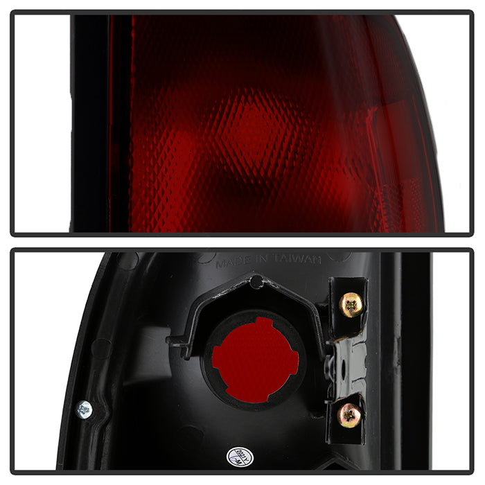 SPYDER Xtune Nissan Frontier 00-04 OEM Style Tail Lights Red Smoked ALT-JH-NF00-OE-RSM 9033223