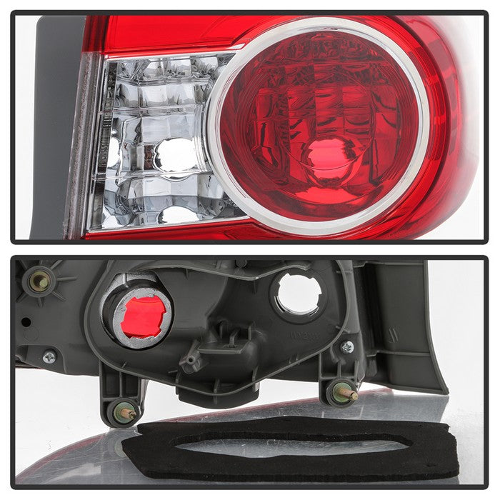 SPYDER xTune 11-13 Toyota Corolla Passenger Side Tail Light Outer - OEM Right 9938832