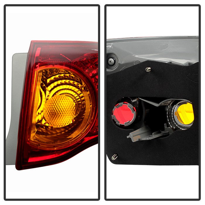 SPYDER Xtune Toyota Corolla 2009-2010 Passenger Side Outer Tail Lights - OEM Right ALT-JH-TCO09-OE-OR 9032103