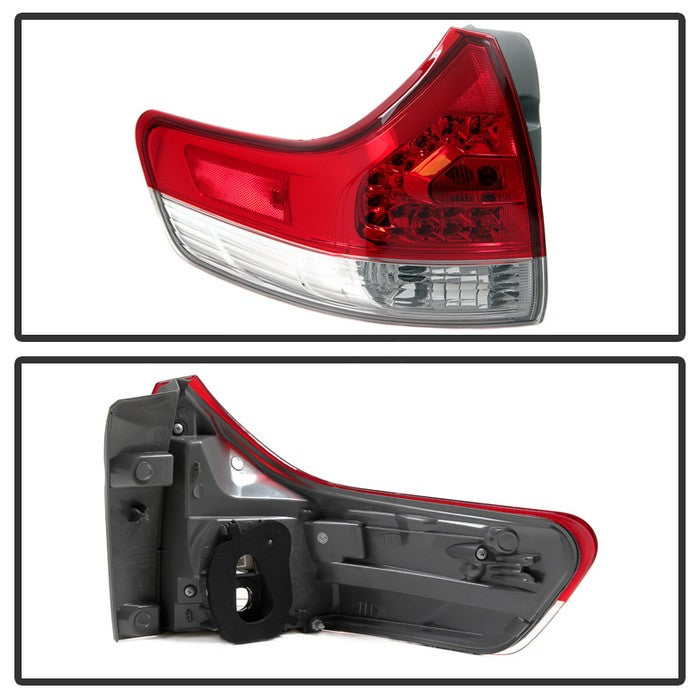SPYDER Xtune Toyota Sienna 11-13 Driver Side Outer Tail Lights - OEM Left ALT-JH-TSIE11-OE-OL 9031342