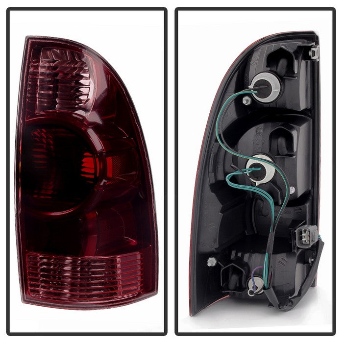 SPYDER Xtune Toyota Tacoma 05-08 OEM Style Tail Lights Red Smoked ALT-JH-TTA05-OE-RSM 9034275