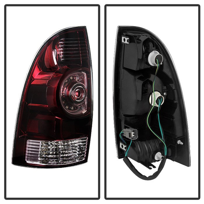 SPYDER Xtune Toyota Tacoma 2009-2013 OEM LED Style Tail Lights Red Smoked ALT-JH-TTA09-OE-RSM 9029929