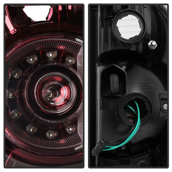 SPYDER Xtune Toyota Tacoma 2009-2013 OEM LED Style Tail Lights Red Smoked ALT-JH-TTA09-OE-RSM 9029929