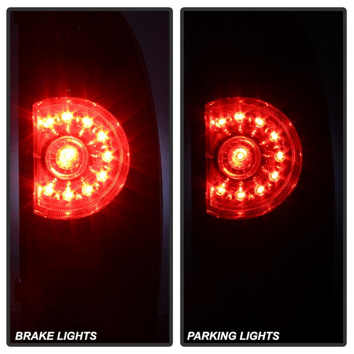 SPYDER Xtune Toyota Tacoma 2009-2013 OEM LED Style Tail Lights Red Smoked ALT-JH-TTA09-OE-RSM 9029929