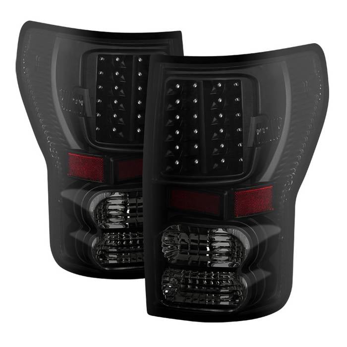 SPYDER Xtune Toyota Tundra 07-13 LED Tail Lights Black Smoke ALT-JH-TTU07-LED-BKSM 9026546