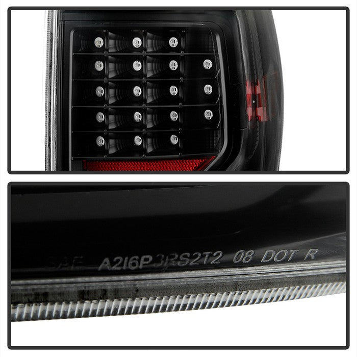 SPYDER Xtune Toyota Tundra 07-13 LED Tail Lights Black ALT-JH-TTU07-LED-G2-BK 9034466