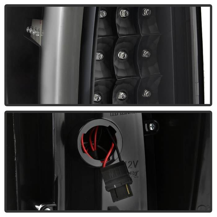 SPYDER xTune 02-06 Chevrolet Avalanche LED Tail Lights - Black (ALT-ON-CAV02-LED-BK) 9043956