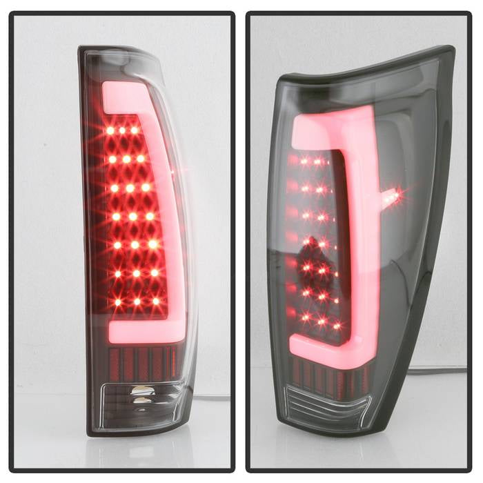 SPYDER xTune 02-06 Chevrolet Avalanche LED Tail Lights - Black (ALT-ON-CAV02-LED-BK) 9043956