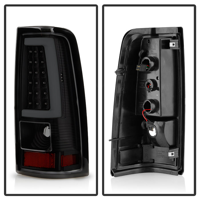 SPYDER xTune Chevy Silverado 1500/2500/3500 03-07 Version 3 Tail Lights - Black Smoke 9048715