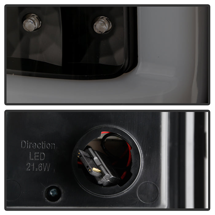 SPYDER xTune Chevy Silverado 1500/2500/3500 03-07 Version 3 Tail Lights - Black Smoke 9048715