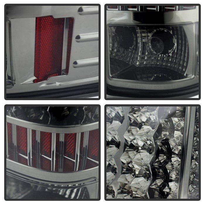 SPYDER Xtune Chevy Silverado 07-13 LED Tail Lights Smoke ALT-ON-CS07-LED-SM 5079770