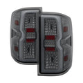 SPYDER xTune 14-16 Chevrolet Silverado 1500 Light Bar LED Tail Lights - Smoke (ALT-ON-CS14-LBLED-SM) 9040320