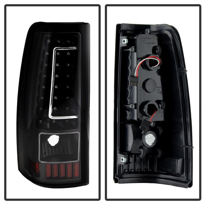 SPYDER Xtune Chevy Silverado 1500/2500/3500 99-02 Version 2 LED Tail Lights Black ALT-ON-CS99-G2-LED-BK 5081223