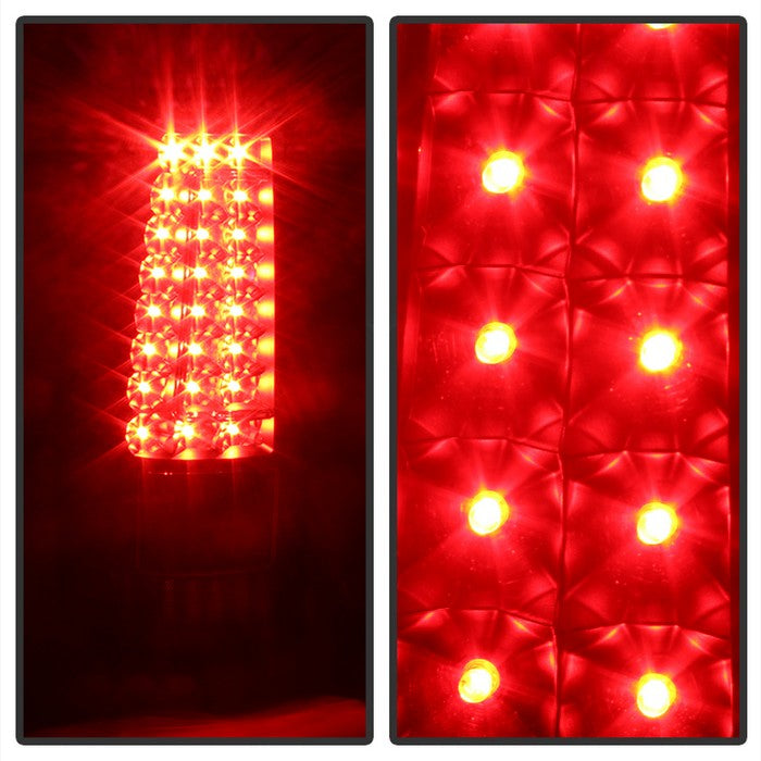 SPYDER Xtune Chevy Silverado 1500/2500/3500 99-02 Version 2 LED Tail Lights Black ALT-ON-CS99-G2-LED-BK 5081223