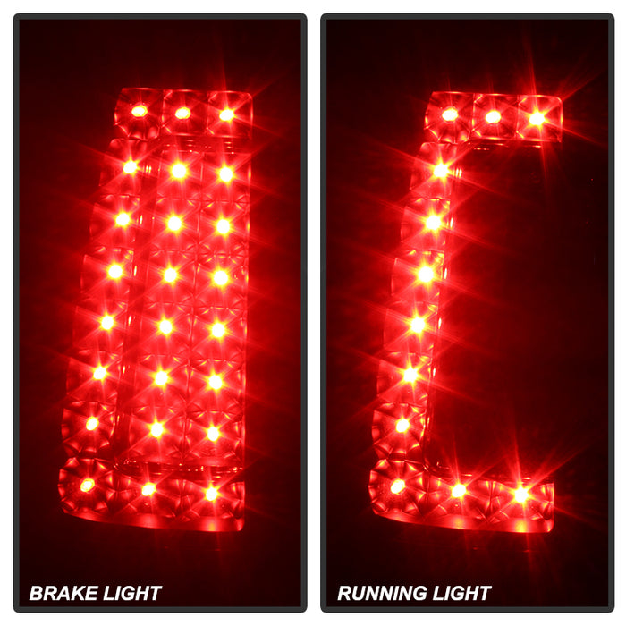 SPYDER Xtune Chevy Silverado 1500/2500/3500 99-02 Version 2 LED Tail Lights Black ALT-ON-CS99-G2-LED-BK 5081223