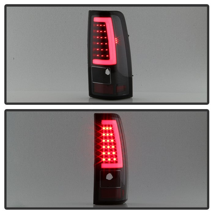SPYDER xTune Chevy Silverado 1500/2500/3500 99-02 / Version 3 Tail Lights Black ALT-ON-CS99V3-LBLED-BK 9038761