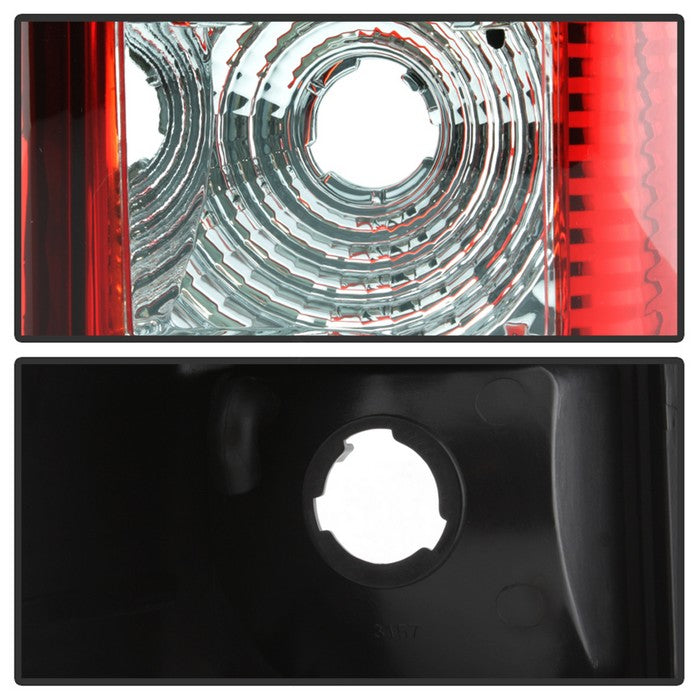 SPYDER xTune Chevy Silverado 1500/2500/3500 99-02 / Version 3 Tail Lights Red Clear ALT-ON-CS99V3-LBLED-RC 9038792