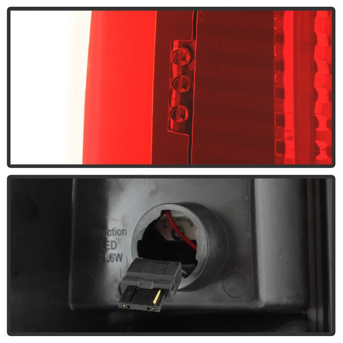 SPYDER xTune Chevy Silverado 1500/2500/3500 99-02 / Version 3 Tail Lights Red Clear ALT-ON-CS99V3-LBLED-RC 9038792