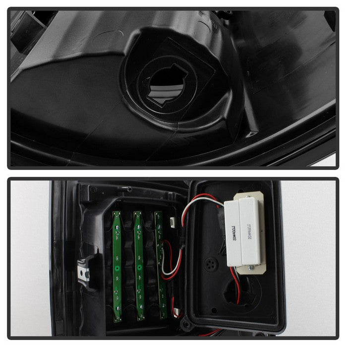 SPYDER xTune 09-18 Dodge Ram 1500 (Incandescent Model) LED Tail Lights - Blk (ALT-ON-DR09-LBLED-BK) 5082206